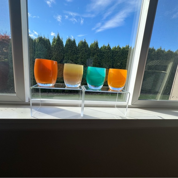 Glassybaby “Empress” Triskelion Green Collectable Votive - Picture 4 of 8